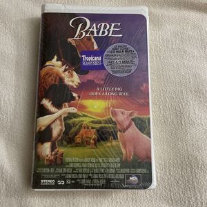 Babe (VHS, 1996).  The Pig Movie. Clam Shell Case Sealed. Vintage